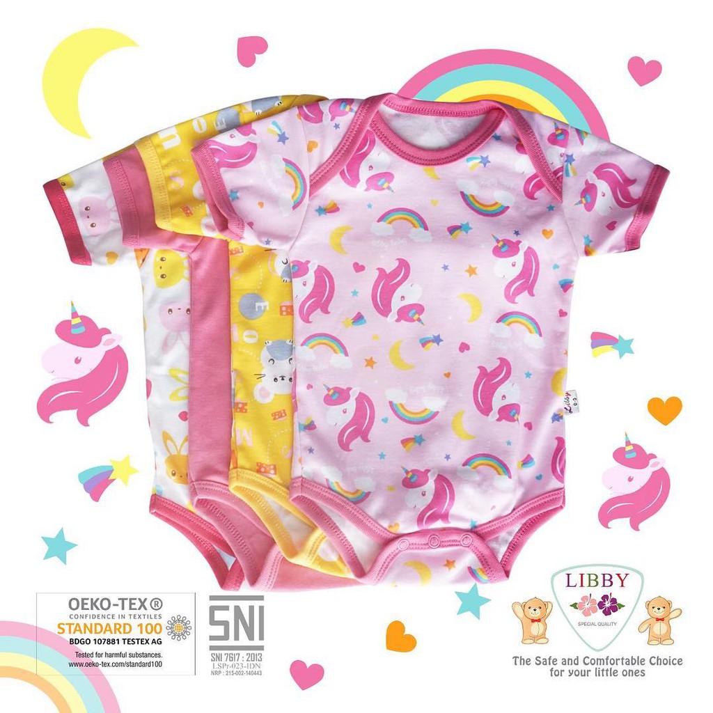 Jumper Bayi Libby Baby | Baju Bayi Libby Baby |Jumper Segitiga Libby Baby | Jumper Pendek Libby | Ju