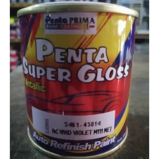 Penta super gloss warna NC VIVID  METALIC ORANGE dan VIOLET