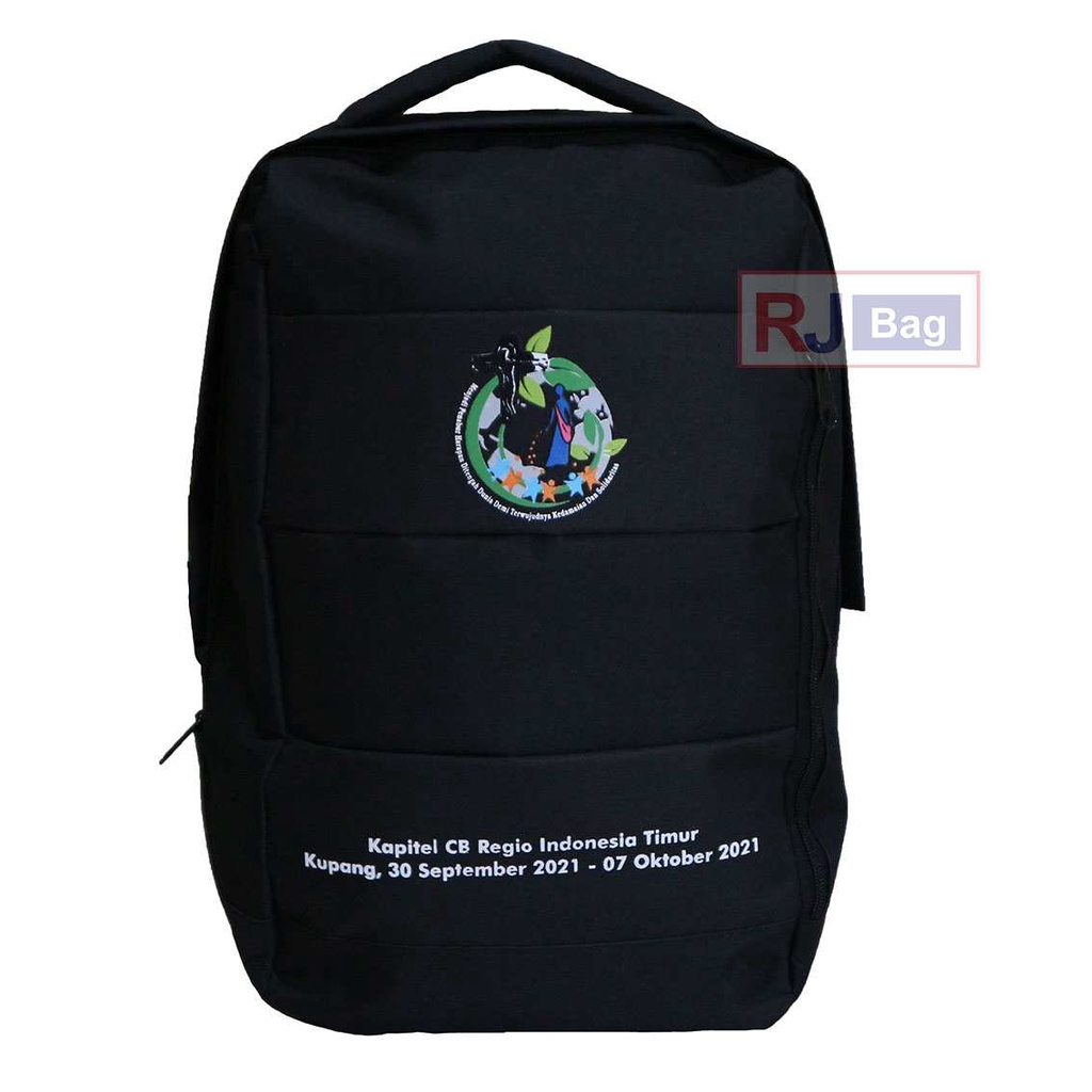 Ransel Gendong Custom Tas Gendong Pesanan Grosir Tas Polo Asus Sablon KAPITEL CB REGIO GROSIRAN Ransel Kerja Punggung Laptop