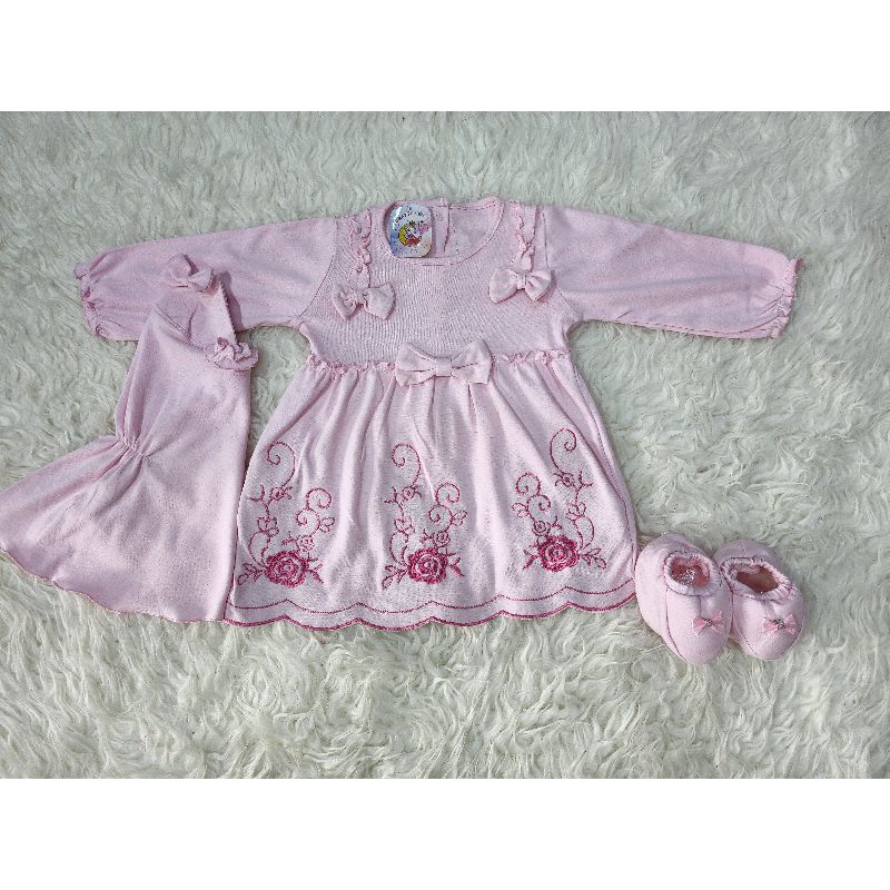 gamis bayi set sepatu dhb88