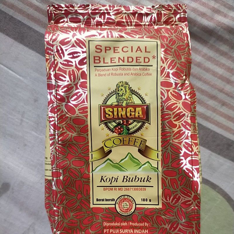 

kopi singa spesial blended