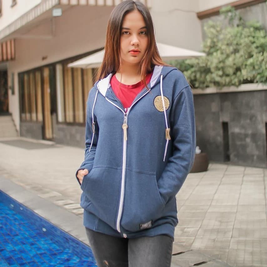 Sweater Hoodie Pria Wanita Triplesix - Resleting