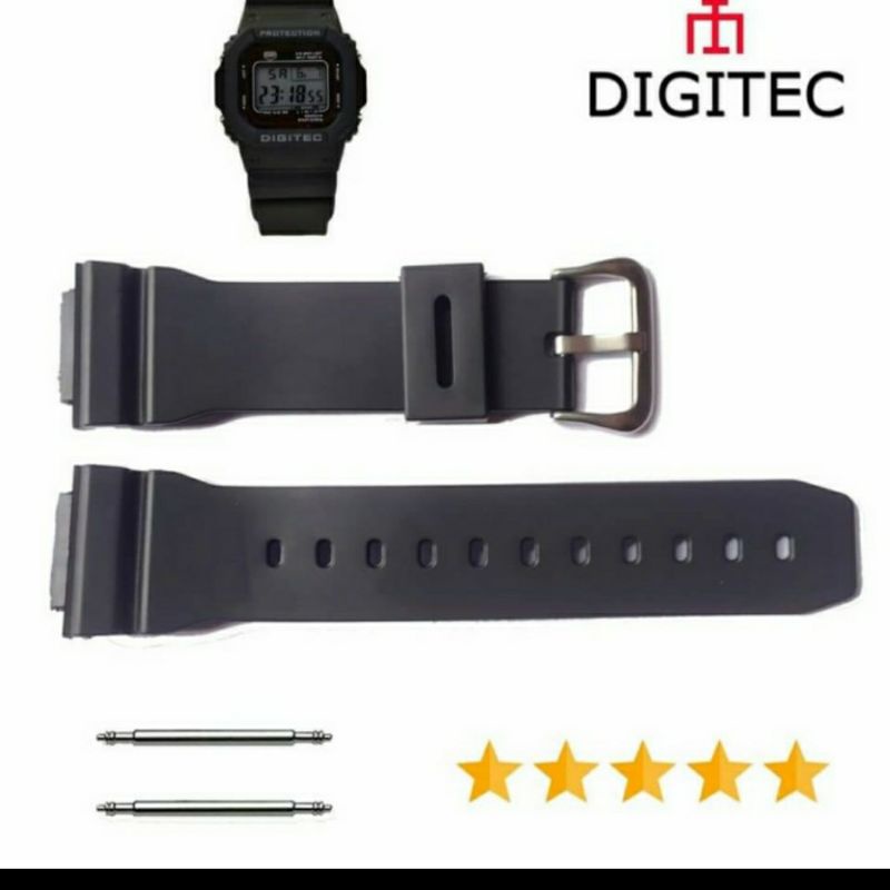 Strap tali jam tangan Digitec DG-5024T DG5024T Tali jam Digitec 5024 DG 5024T Free pen