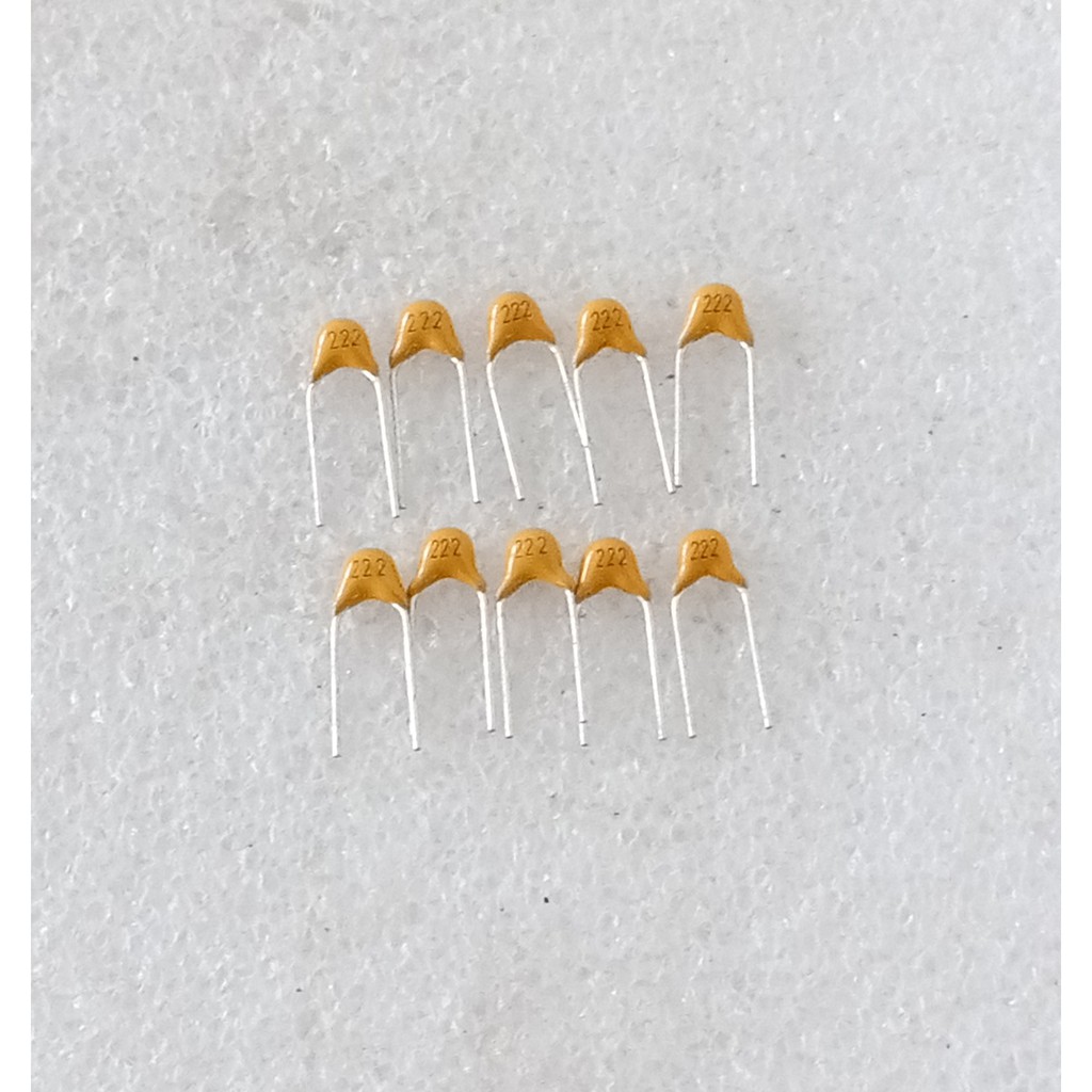 Capacitor Monolithic 2.2nf 222 10pcs