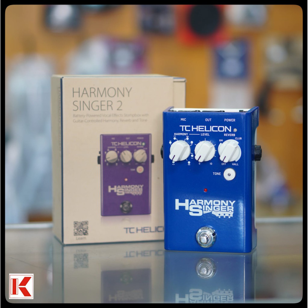 Jual TC Helicon Harmony Singer 2 Vocal Effect Stompbox Pedal Shopee