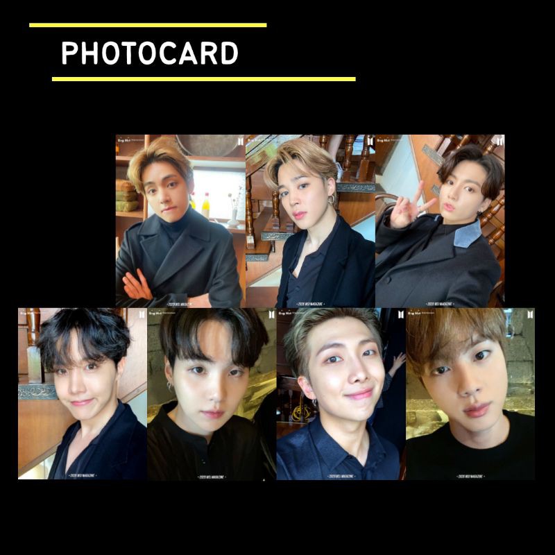 BTS wsj PHOTOCARD SET