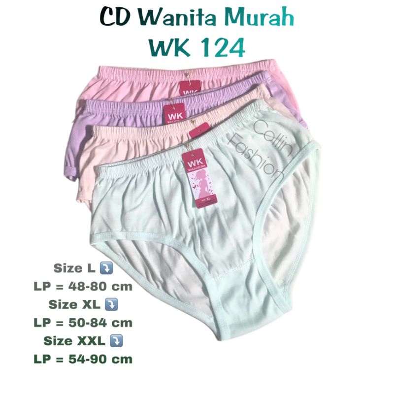 6 Pcs 12 Pcs CD Wanita Murah / Celana Dalam Wanita Lusinan