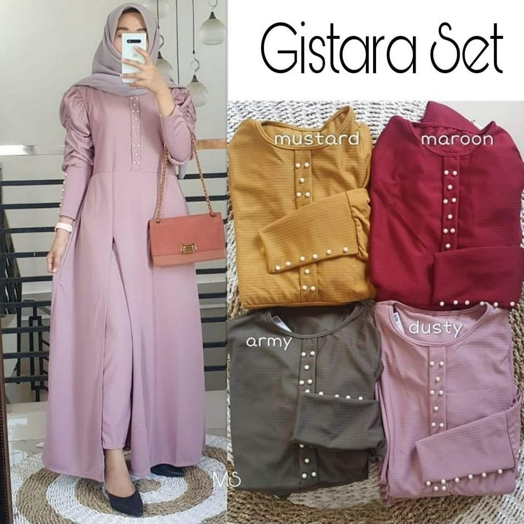 PCS SET GISTARA ATASAN MAXY DAN CELANA JERSEY 3 UKURAN MS ADA VIDEO REVIEW ASLI PRODUK