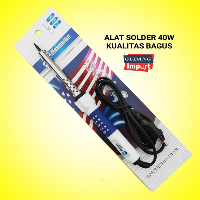 Solder Listrik 40w /60W Motif Amerika Hakamitsu