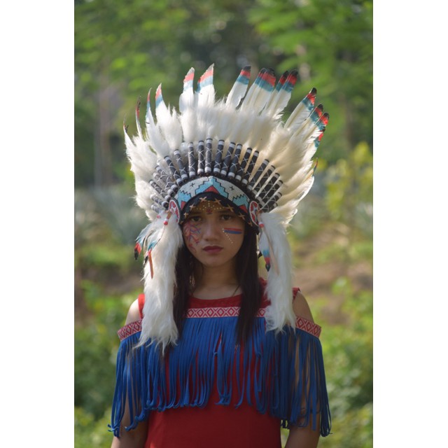 TOPI INDIAN - INDIAN HEADDRESS SMALL ANGSA MONTE BELANDA 1