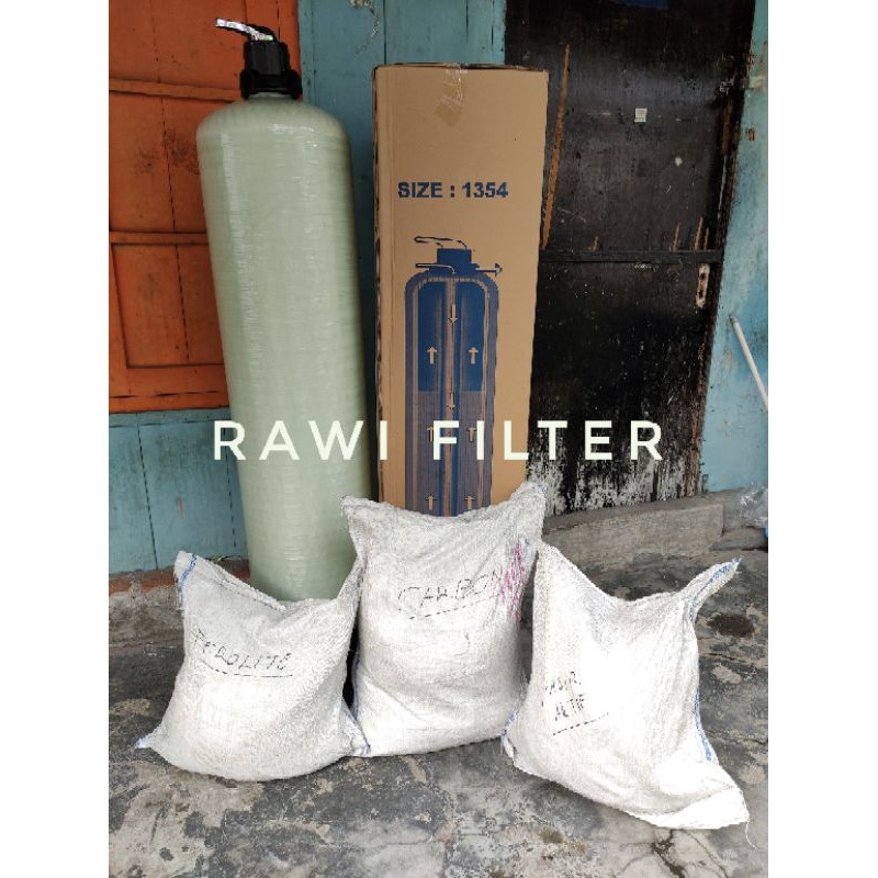 Paket Filter Air PDAM/BOR/Sumur 1354 air berminyak, kuning, bau