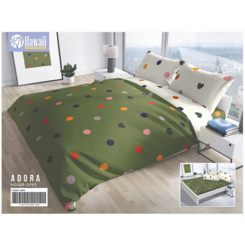Bed Cover Bed Cover Set Hawaii My Love King 180x200 Adora