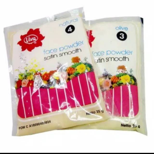 

Bisa COD / viva Face Powder Satin Smooth / Bedak tabur Viva