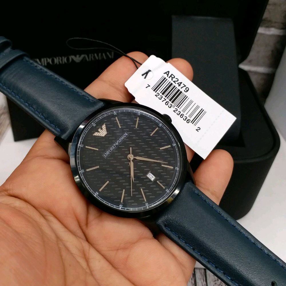 Jam Tangan Pria Emporio Armani AR2479 blue navy 40mm Original