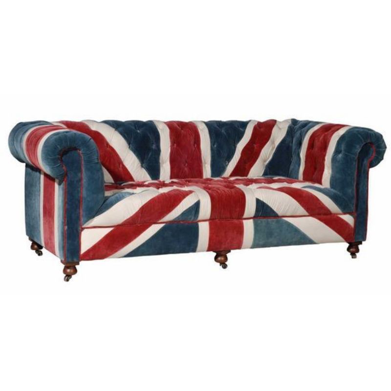 sofa chesterfield motif bendera union jack