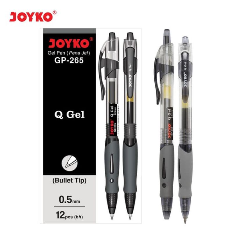 

Pulpen Gel Joyko Gp-265 Q Gel 0.5mm ( 1pak/12pcs )