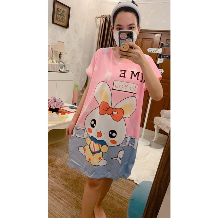 VS BG - Daster JUMBO IMPORT KARAKTER KARAKTER lucu - baju tidur wanita Murah