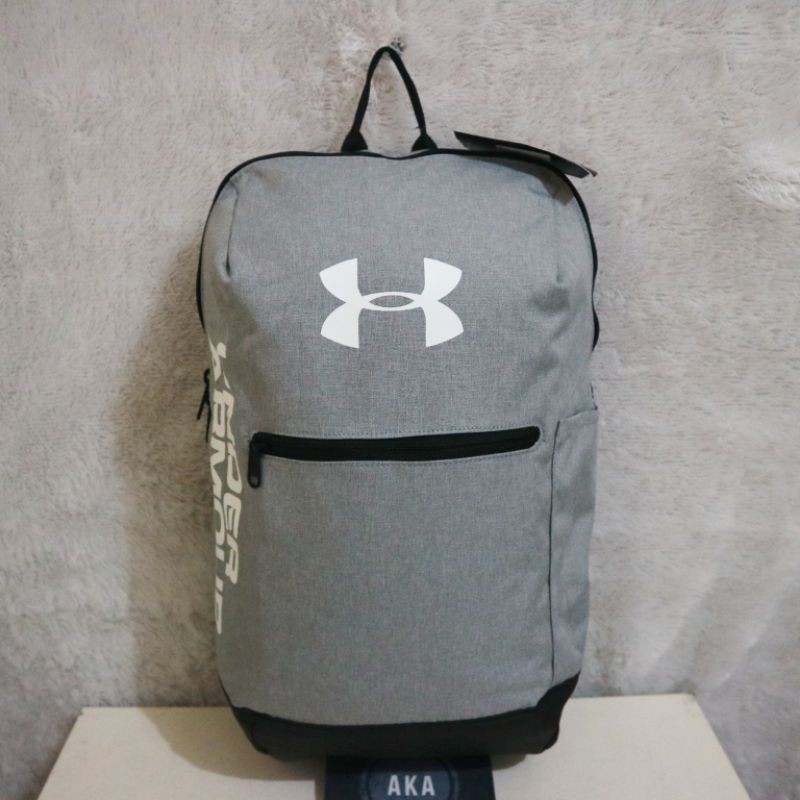Jual Tas Ransel Under Armour UA Patterson Backpack Grey Black ( 100% ...