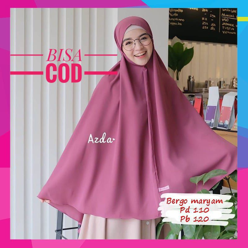 BERGO MARYAM/BERGO TALITHA  JUMBO BANYAK WARNA BISA COD