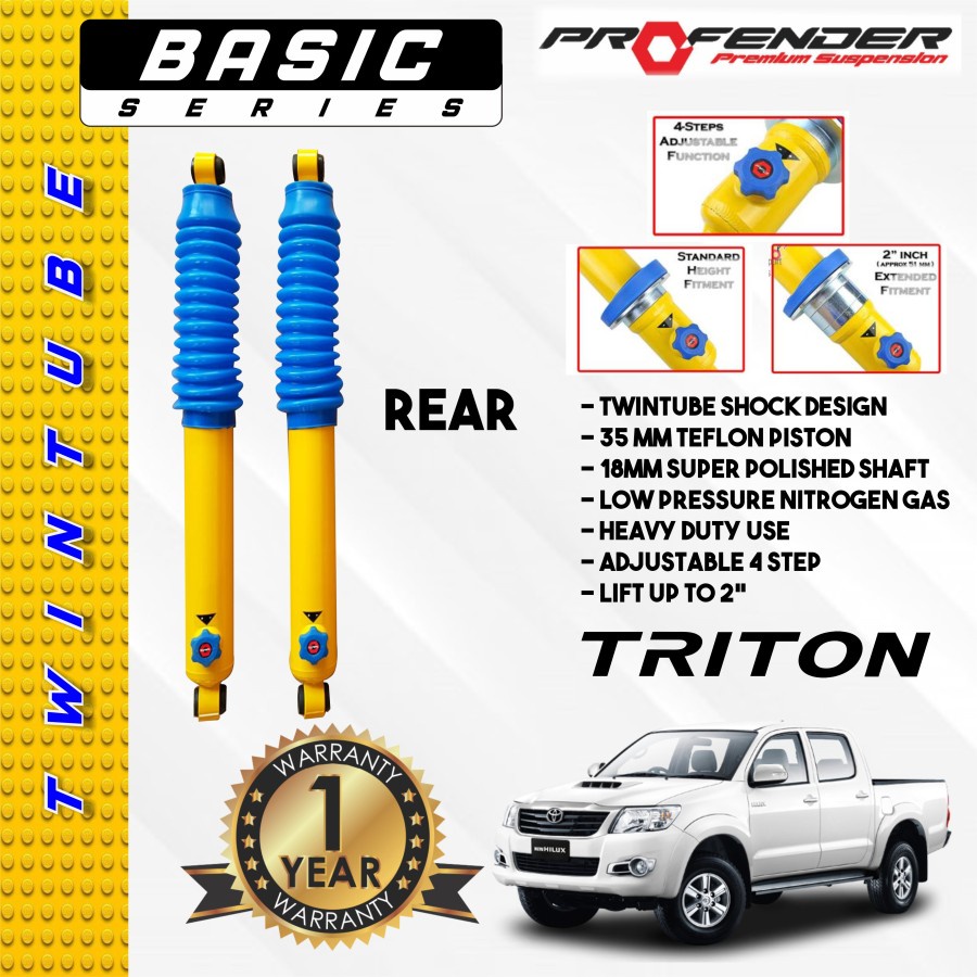 SHOCKBREAKER MOBIL MITSUBISHI TRITON OLD PROFENDER TWINTUBE REAR SUSPENSI
