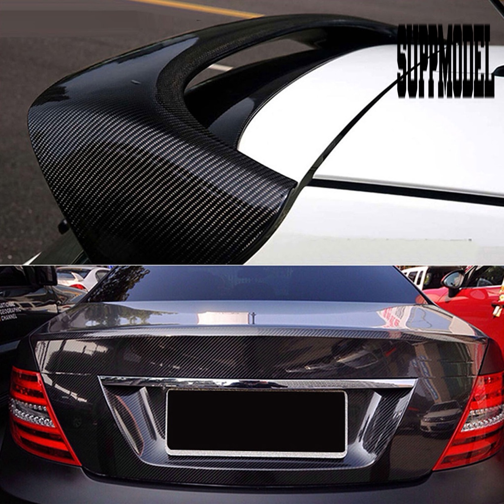 Stiker Film Tint Carbon Fiber Glossy Bahan Vinyl Untuk Mobil SUV