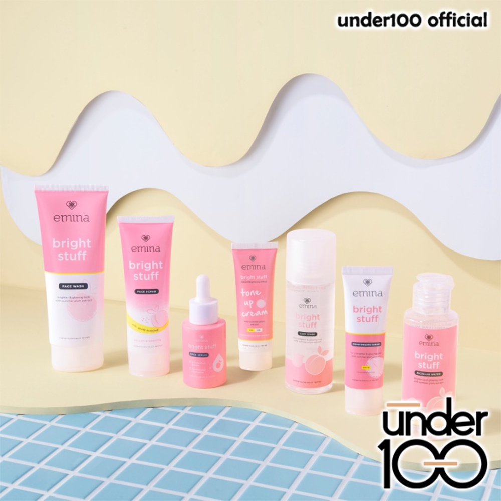 ❤ UNDER100 ❤ EMINA Bright Stuff Series | pencerah Emina toner face wash moisturizing tone up ACNE PRONE