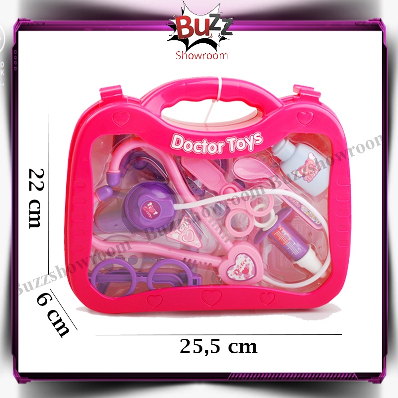 Doctor Set Koper Medical Kit Playset Mainan Anak Dokter Dokteran