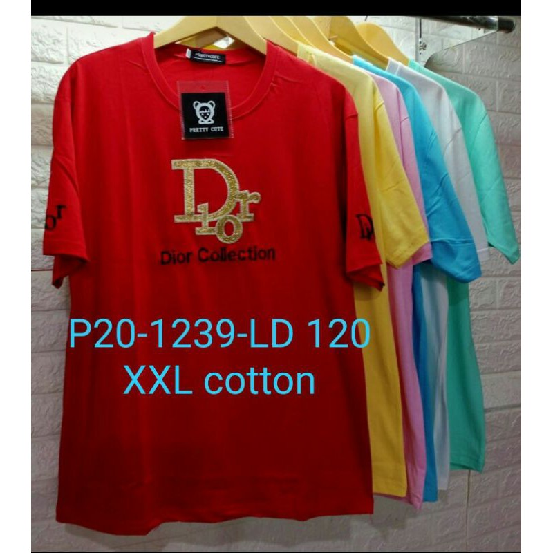 kaos wanita jumbo / kaos pretty cute / atasan wanita