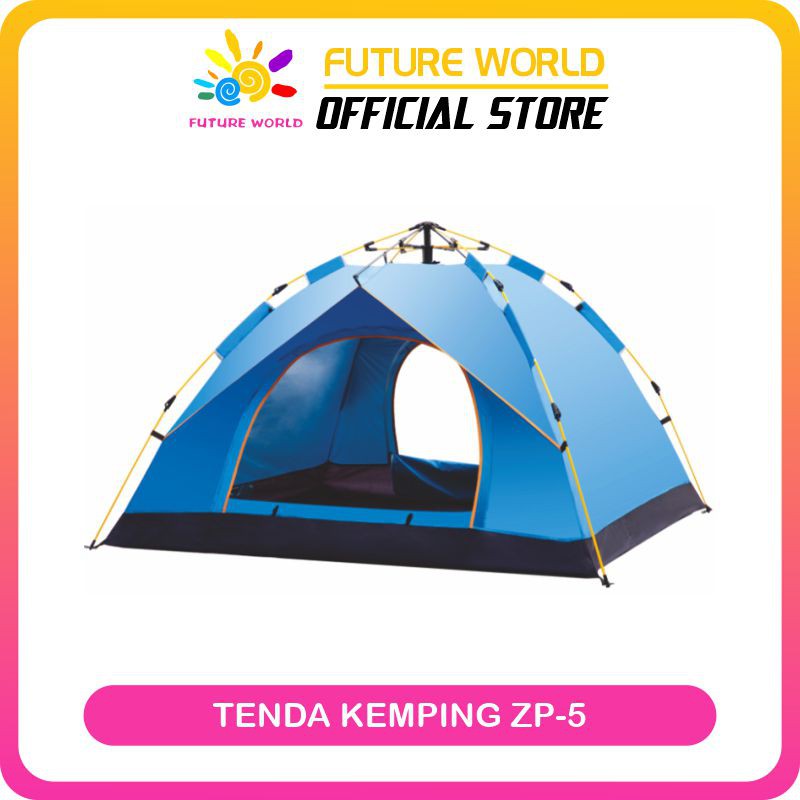 Tenda Camping Kapasitas 1 3 Orang Tenda Otomatis Outdoor &amp; Indoor Tenda Gunung