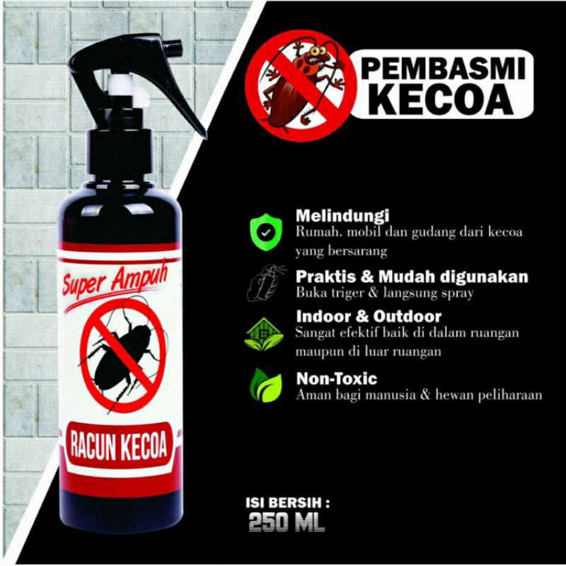 Obat Kecoa Super Ampuh basmi Kecoa Pengusir Kecoa lalat lebah belatung dan jenis serangga lainya