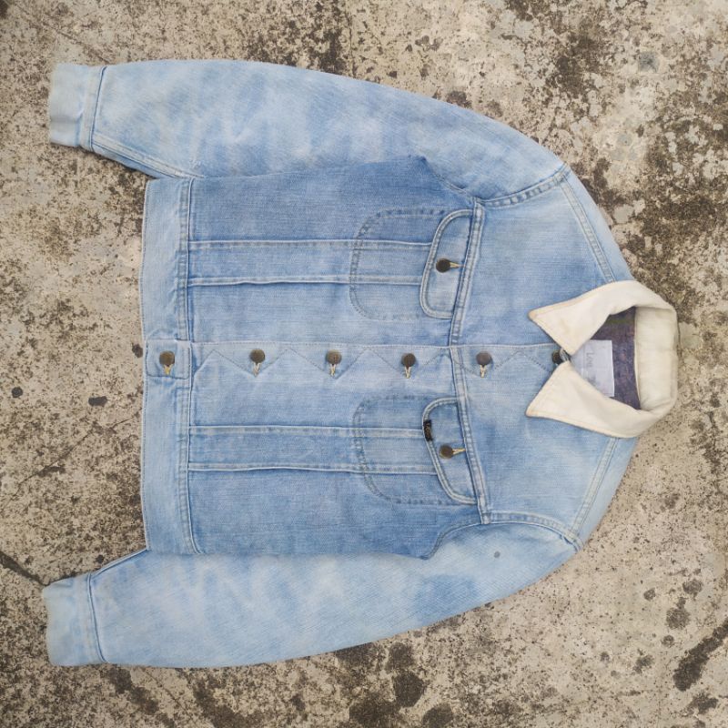 Jaket Denim Lee Storm Rider Vintage made in Usa 70s