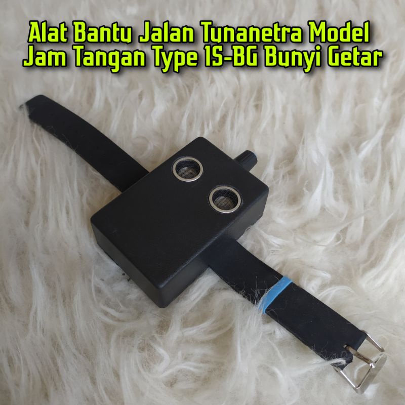 Jam Tangan Tunanetra Sensor Ultrasonik Type 1s Bg Bunyi Dan Getar Tongkat Tunanetra Sensor Shopee Indonesia