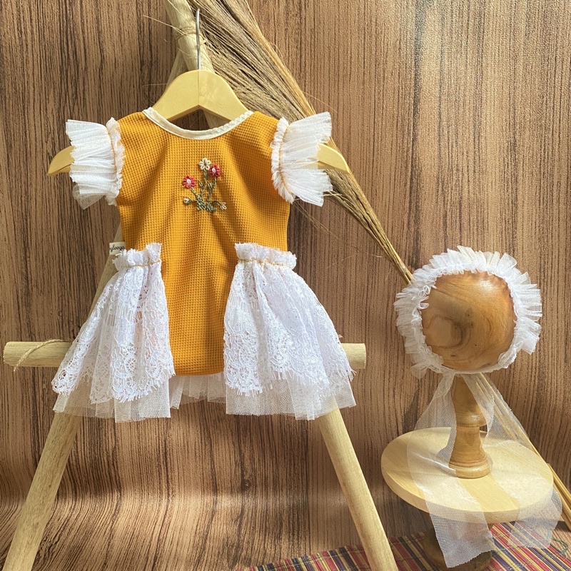 ROMPER EMBORDY, ROMPER NEWBORN, ROMPER BABY GIRL AKSESORIS FOTO NEWBORN, PROPWRTI FOTO NAYI