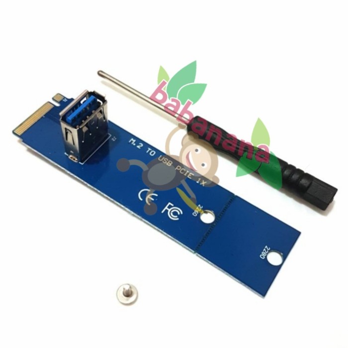 m.2 x1 usb riser adapter converter pci e pci-e m2 mining bitcoin card