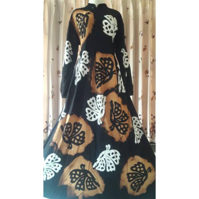 Gamis twill ori size XL abstrak