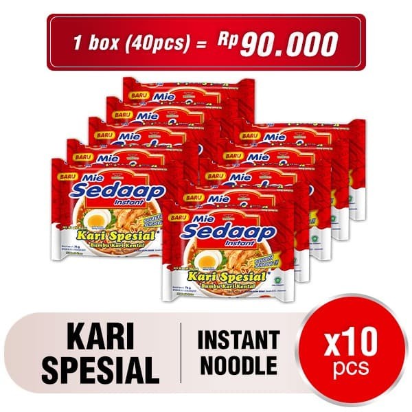 

Sedaap Mie Instan Kari Kental Spesial 75 gr