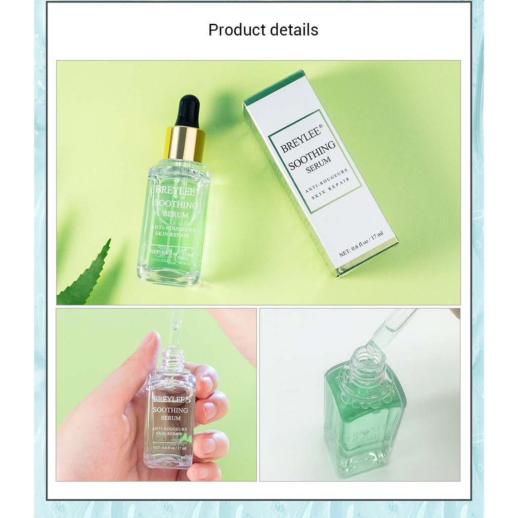 [BPOM] BREYLEE Soothing Serum Ekstrak Serum Sensitif untuk Menghilangkan Jerawat / Bekas Luka 17ml