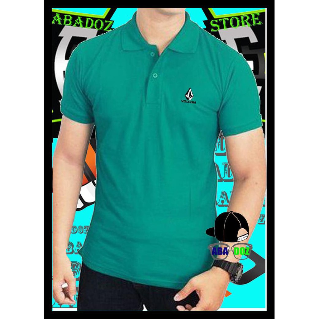 UPDATE KAOS POLO - BAJU KERAH POLO SHIRT VOLCOM TERLARIS KAOS POLO COWOK TERMURAH
