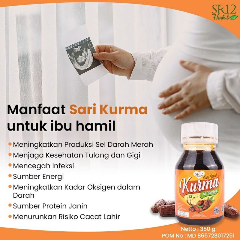 SARI BUAH KURMA SR12/ MENINGKATKAN STAMINA DAYA TAHAN TUBUH/ SARI KURMA ASLI/IMUN BOSTER TERBAIK