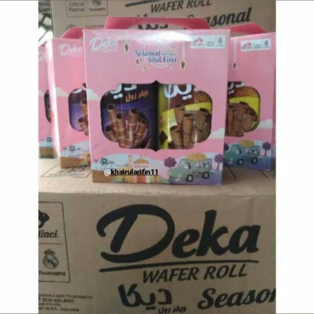Deka wafer roll 1 karton 12 box khusus gosend