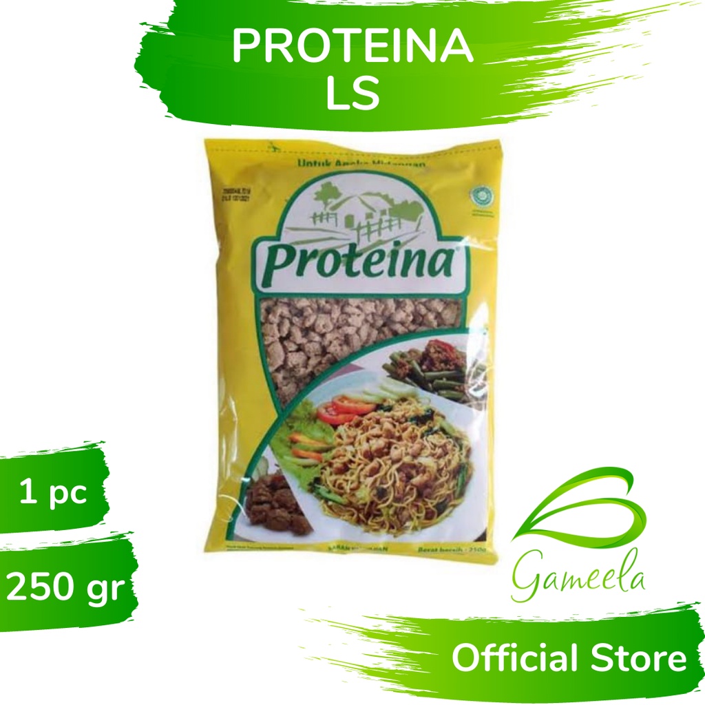 

Gameela Proteina LS 250 Gr Hasil Olah Tepung Protein Nabati Kedelai Halal MUI BPOM RI MD Pengganti Lauk Daging Cincang Vegetarian Bahan Baku Mentah Menu Masakan Masak Makanan Diet Vegan Resep Praktis Sehat Enak Lezat Kreatif Soya Soy Meat Produk Lokal