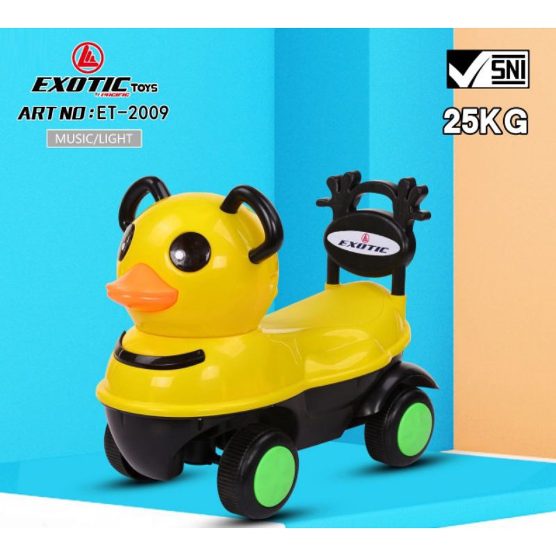 Mainan Anak Mobilan Dorong Push Car Karakter BEBEK Exotic ET 2009