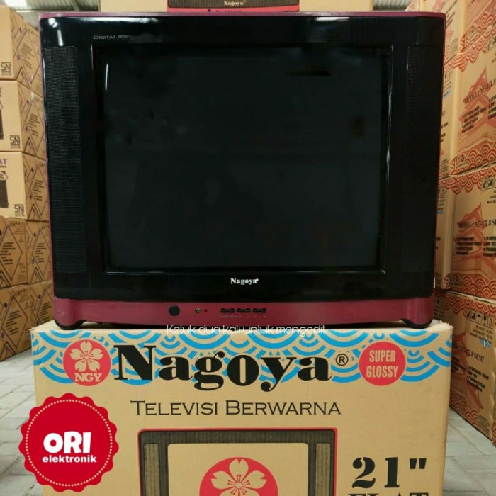 (SUSE) NAGOYA TV TABUNG/CRT 21 FLAT (SURABAYA GOJEK/GRAB)