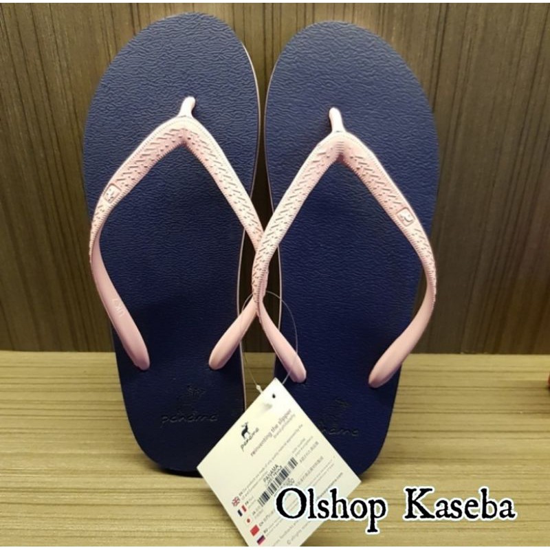 Sandal Jepit Panama Panama Classic Navy List Pink