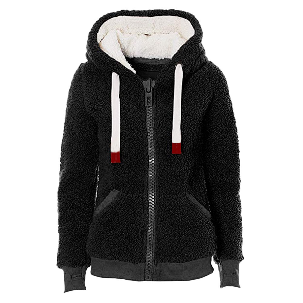 hoodie teddy jacket