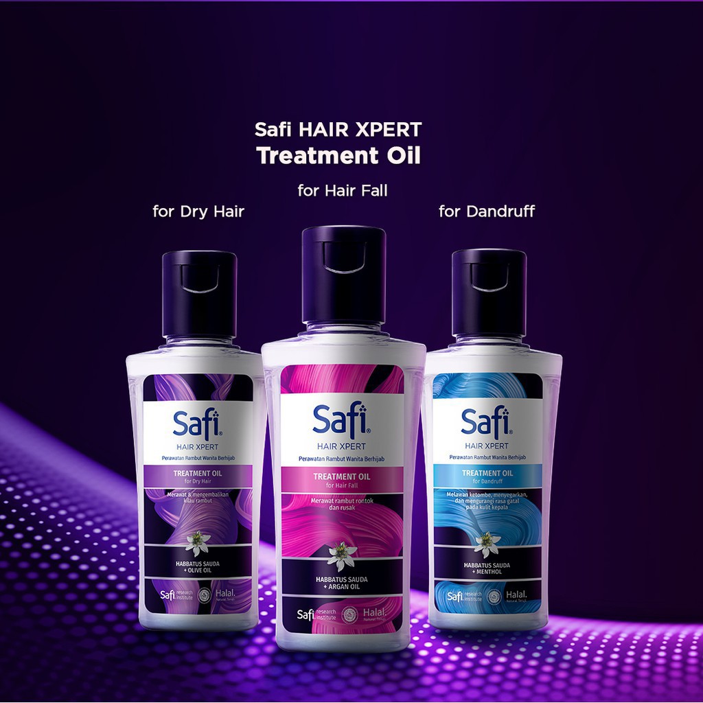 Safi Hair Xpert Hair Mist &amp; Hijab | Treatment Oil | Repair Serum Rambut Wanita Hijab BPOM