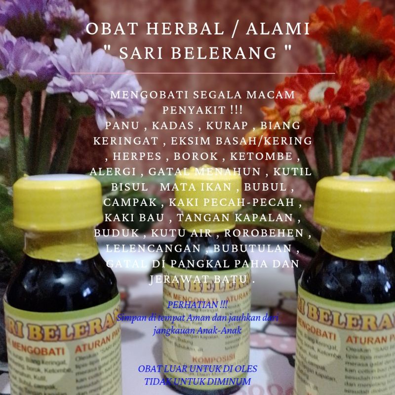 [PROMO]  OBAT KULIT GATAL ( HERBAL / ALAMI ) SARI BELERANG