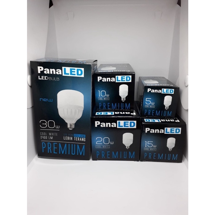 Lampu LED Putih Panaled 5W 10W 15W 20W 30W Bohlam Panaled LED