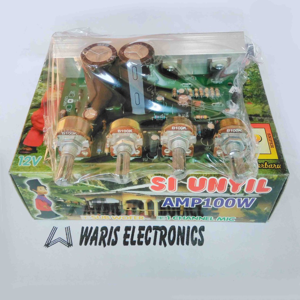 Mesin speaker aktif mono amplifier 12V-18V