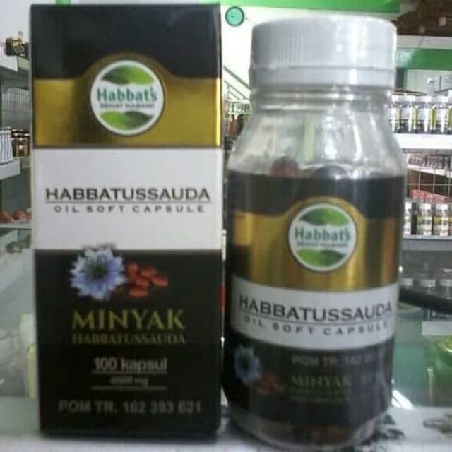 Habbats Habattussauda oil soft kapsul isi 100 . Habbats